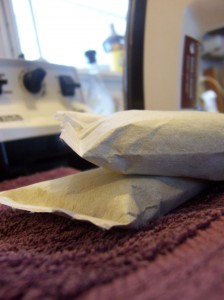 Teabags -- photo by Morgan Lindenschmidt