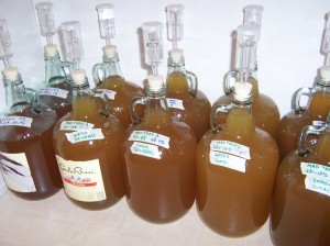 10 gallons of clearing mead